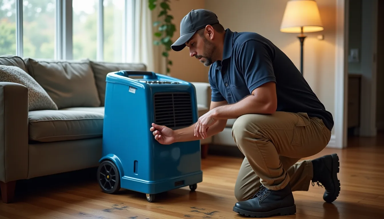 Water damage restoration service